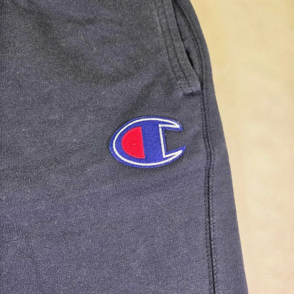 Champion Mens XL Navy Blue Authentic Athletic Apparel Fleece Sweatpants Joggers